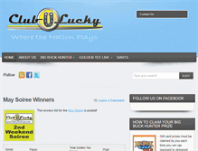 Tablet Screenshot of clubluckygroup.com
